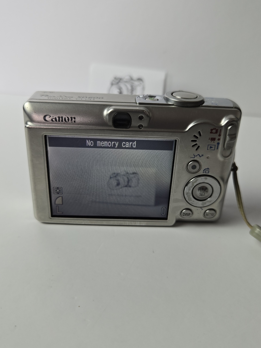 Canon PowerShot Digital ELPH SD600 6.0MP Camera w/ Charger/Batt. Tested & Works! - Picture 11 of 15